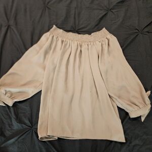 Elegant Tan Women's Top